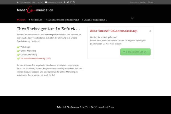 Divi theme site design template sample