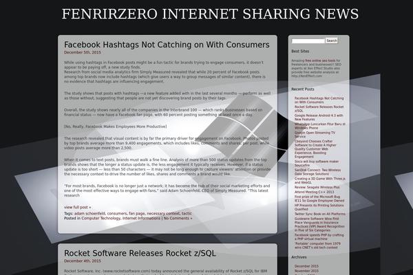 Glossy Stylo theme site design template sample