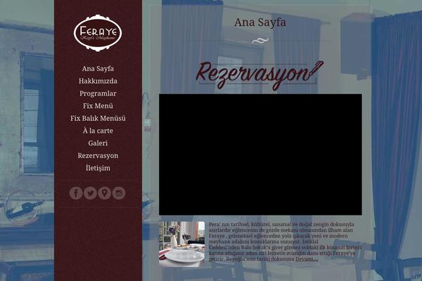 Eatery theme site design template sample