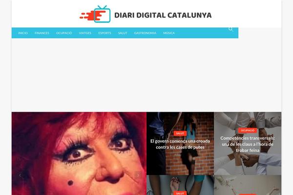 Newspaperss theme site design template sample