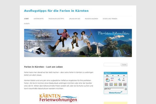 Site using Das Wetter von wetter.com plugin