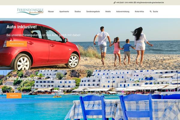 Wprentals theme site design template sample