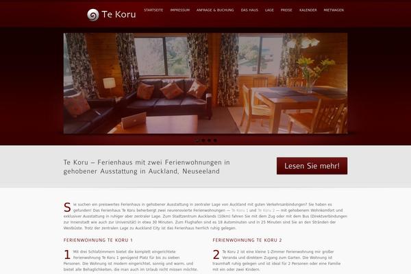 inFocus theme site design template sample