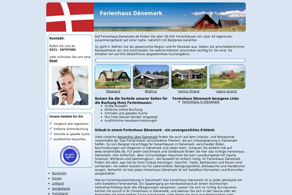 ferienhaus theme websites examples