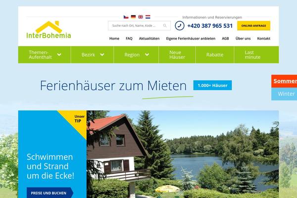 ferienhauser-tschechei.de site used Interbohemia