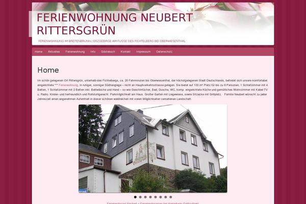 Bouquet theme site design template sample