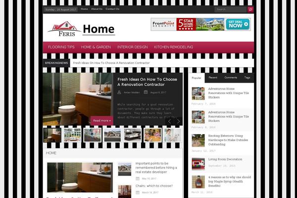 Cherry theme site design template sample