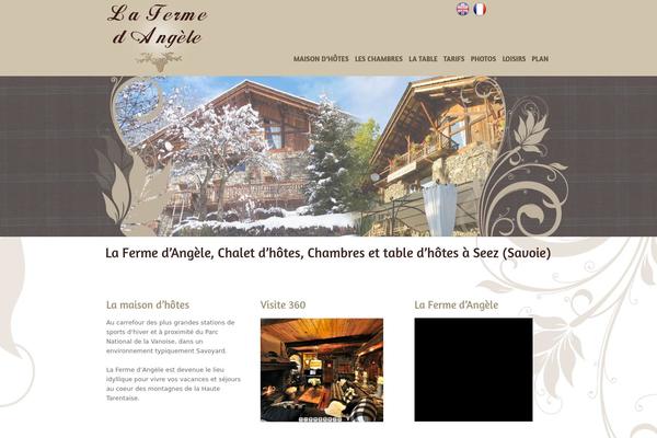 Ferme theme site design template sample