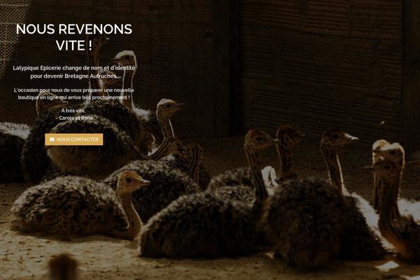 Impreza Child theme site design template sample