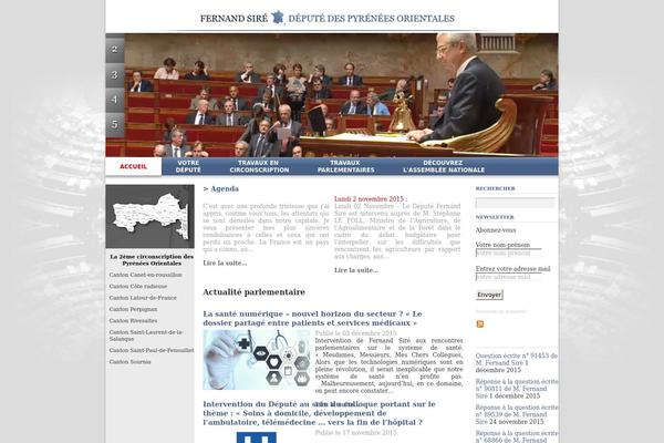 Neoclassical theme site design template sample