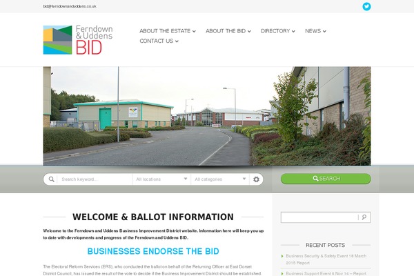 Directory theme site design template sample