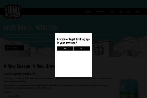 ferniebrewing.com site used Cpg