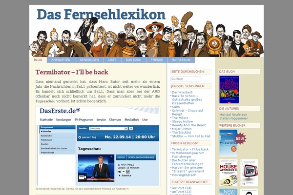 fernsehlexikon.de site used Frank-advice
