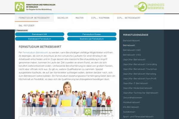 fernstudium-betriebswirt.com site used Fernstudium