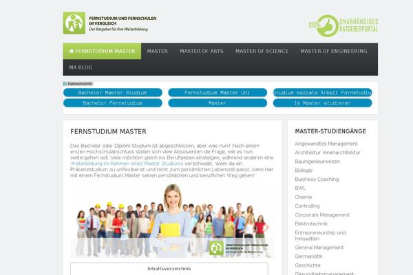 Master theme site design template sample