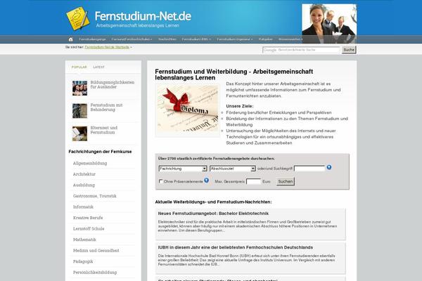 Headlines theme site design template sample