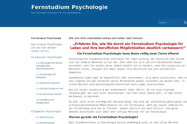 Academica theme site design template sample