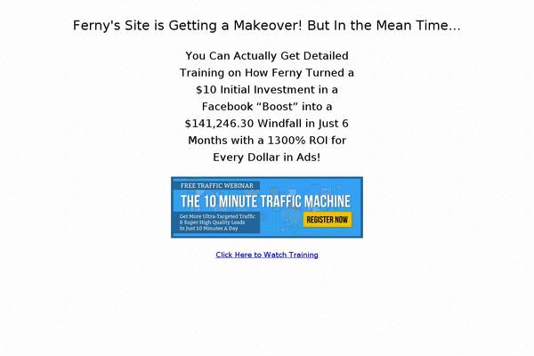 Site using Ultimate Coming Soon Page plugin