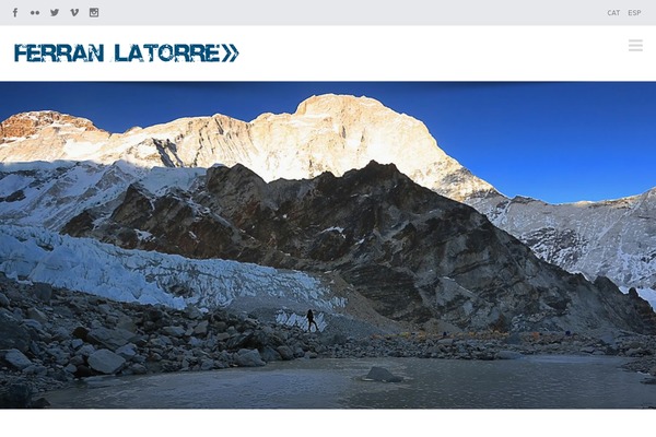 Site using Flickr Justified Gallery plugin