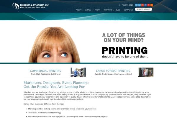 Impreza Child theme site design template sample