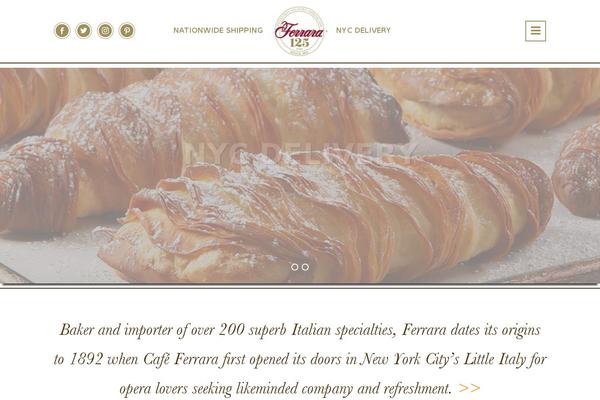 ferraranyc.com site used Bakery-child