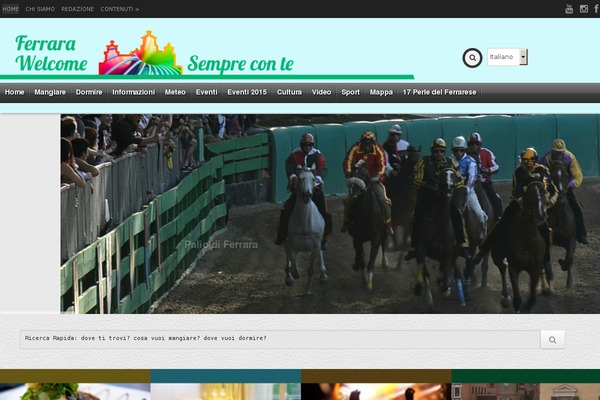 ferrarawelcome.it site used Wp-strelok
