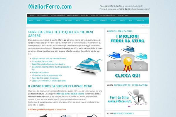 Revista theme site design template sample