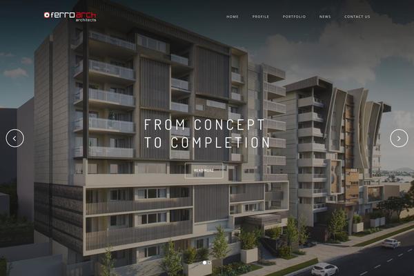 OnePress theme site design template sample