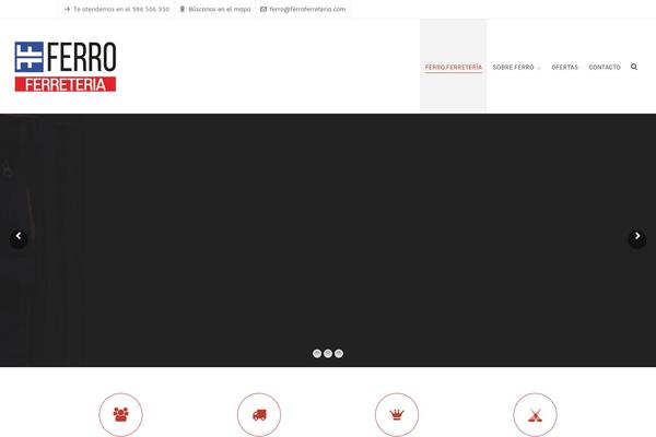 Highend theme site design template sample