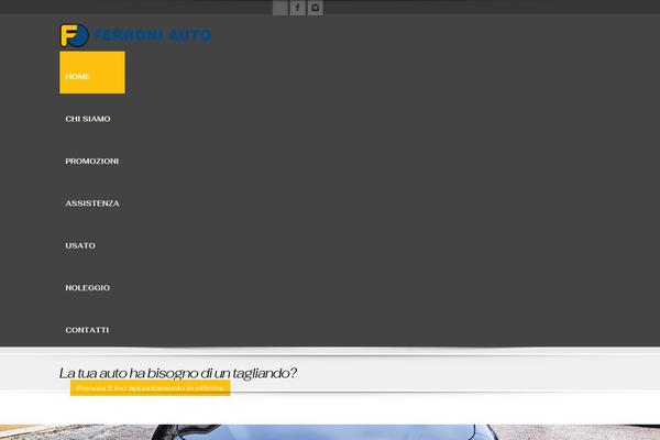 Automotive Child theme site design template sample