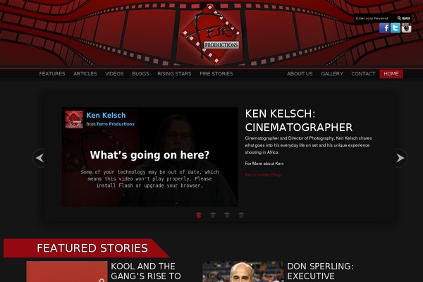 Site using Social Slider plugin