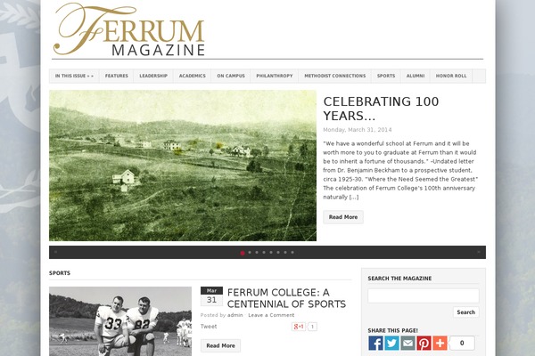 Organic Magazine theme site design template sample