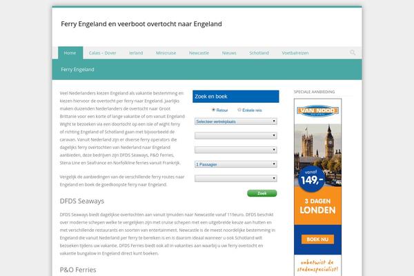 Discovery theme site design template sample