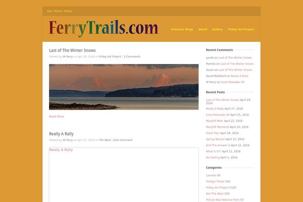 Gather theme site design template sample