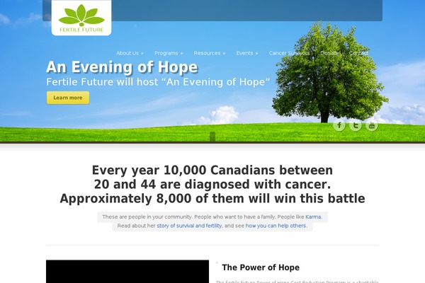 fertilefuture.ca site used Green Earth v1.6