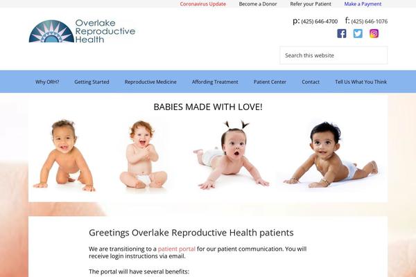 fertileweb.com site used Genesischild-master