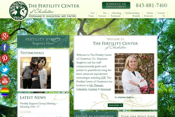fertilitycharleston.com site used Fcoc