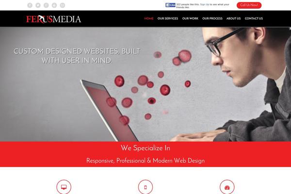 Ares_pro theme site design template sample
