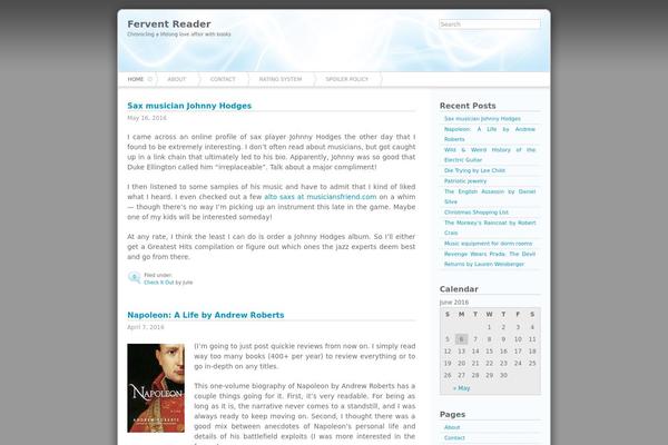 Azul theme site design template sample