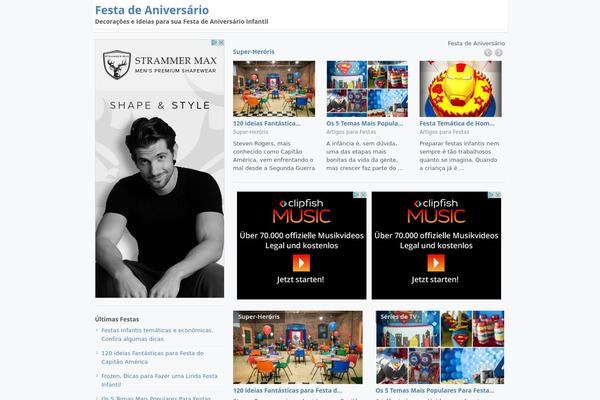 Max Magazine theme site design template sample