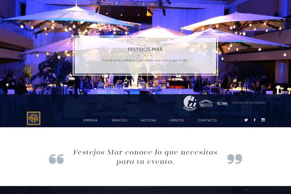 Roots theme site design template sample