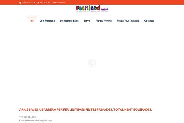 Jupiter theme site design template sample