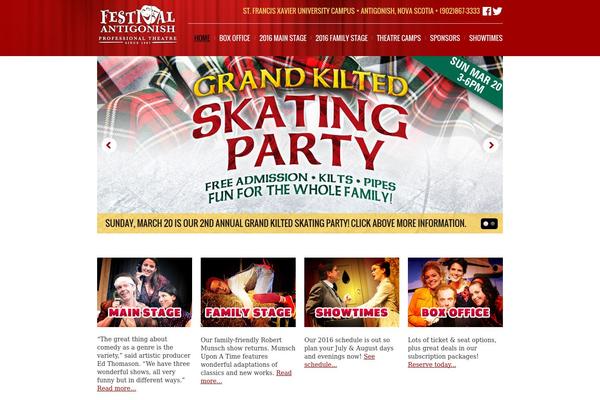 festivalantigonish.com site used Theme1357