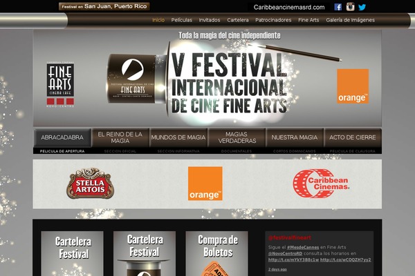 Festival theme site design template sample