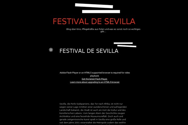 festivaldesevilla.com site used Vertigo
