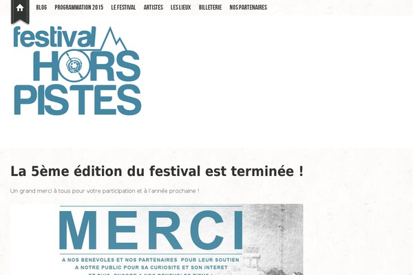 festivalhorspistes.com site used Live