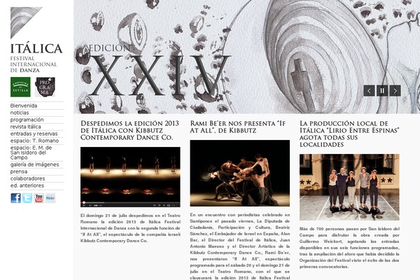 festivalitalica.es site used Event_install