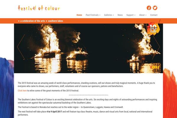 Roots theme site design template sample