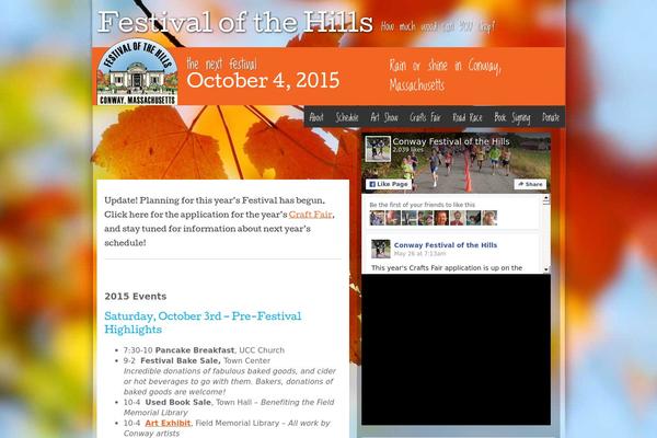 festivalofthehills.com site used Festival