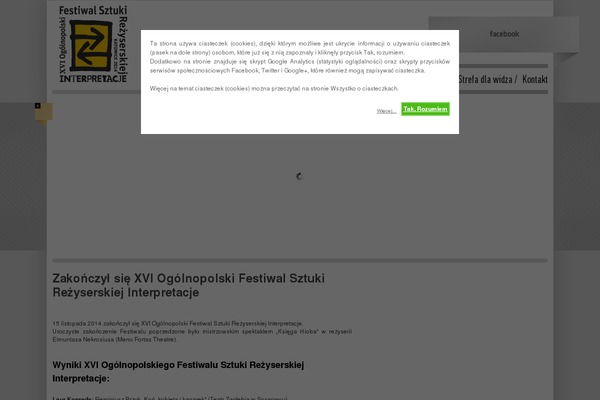 festiwal-interpretacje.pl site used Miastoogrodow